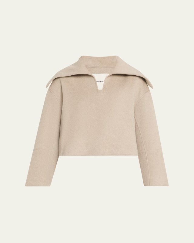 Maxe Wool-Silk Pullover
